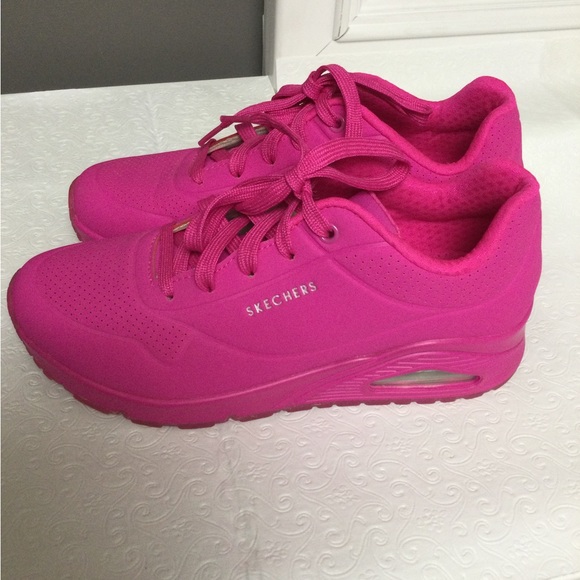 Skechers Street Los Angeles, Woman’s 8, Bright Pink - Picture 2 of 8